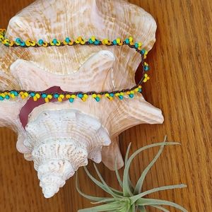 Bohemian Crochet Necklace, Valentine's Day, Handcrafted by Rust Belt Rai…